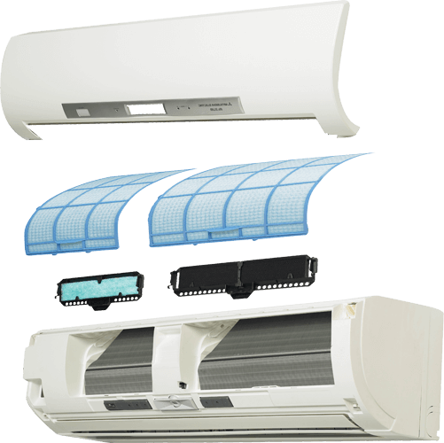 Ductless Mini Split Filter Cleaning