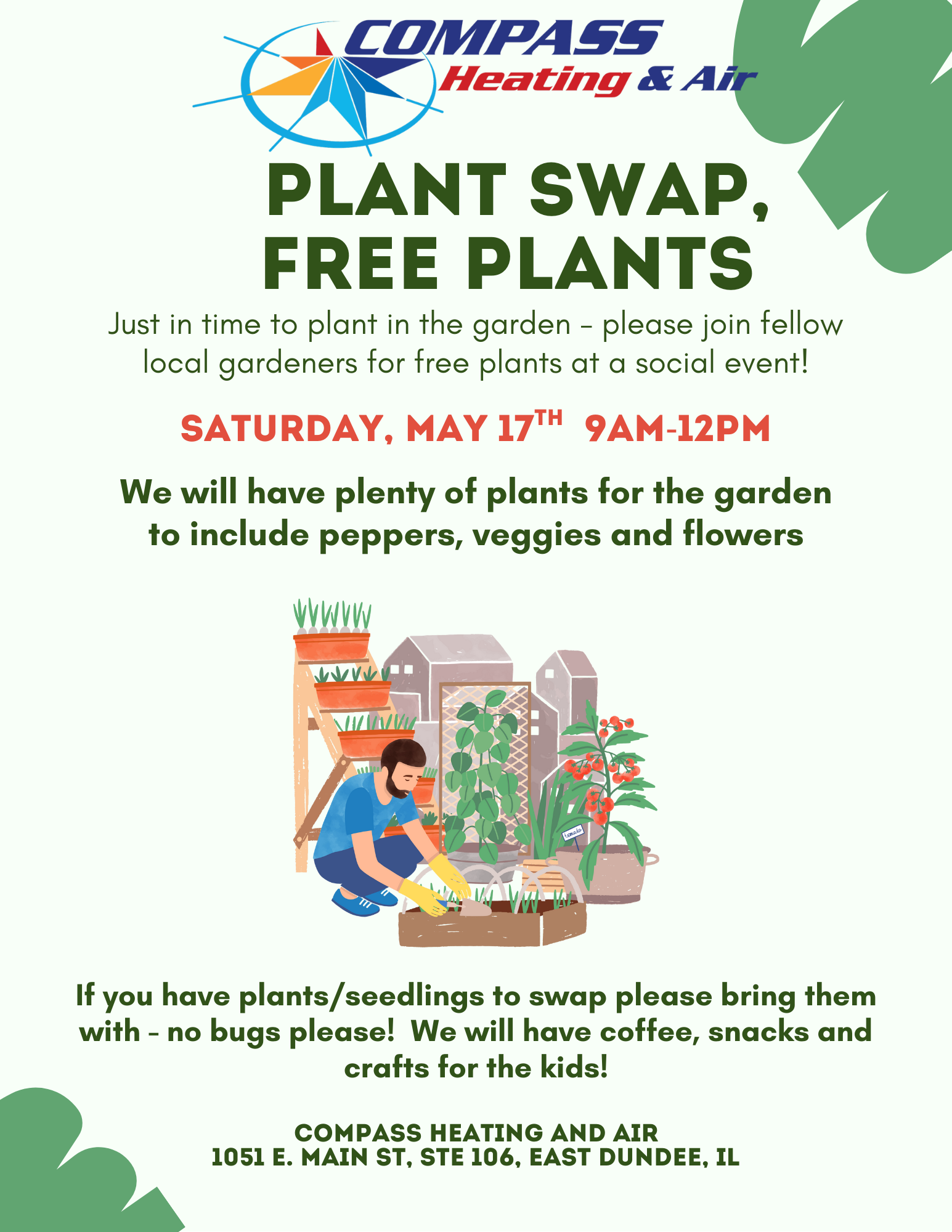 Plant and Seed Swap in East Dundee! Plant and Seed Swap in East Dundee!